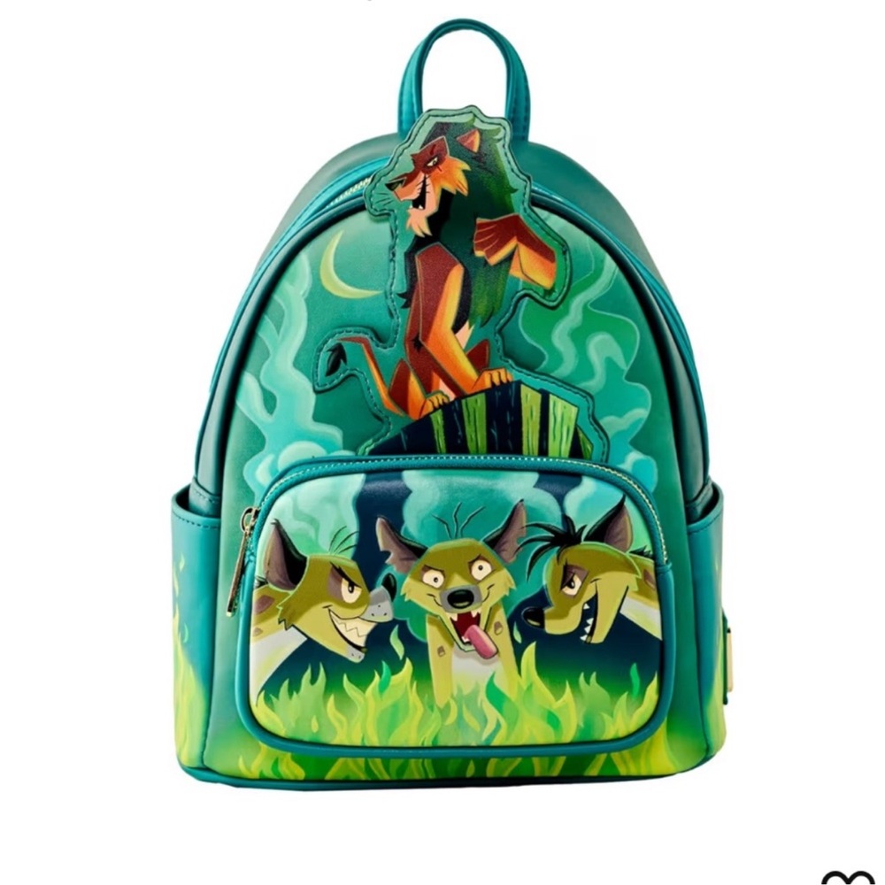 Loungefly Disney The Lion King Be Prepared Scar and Hyenas Mini Backpack